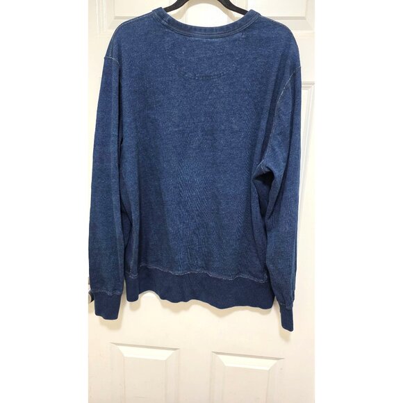 Gap 1969 Indigo Sweatshirt XL Blue Crewneck Long Sleeve Casual Mens - Picture 3 of 7